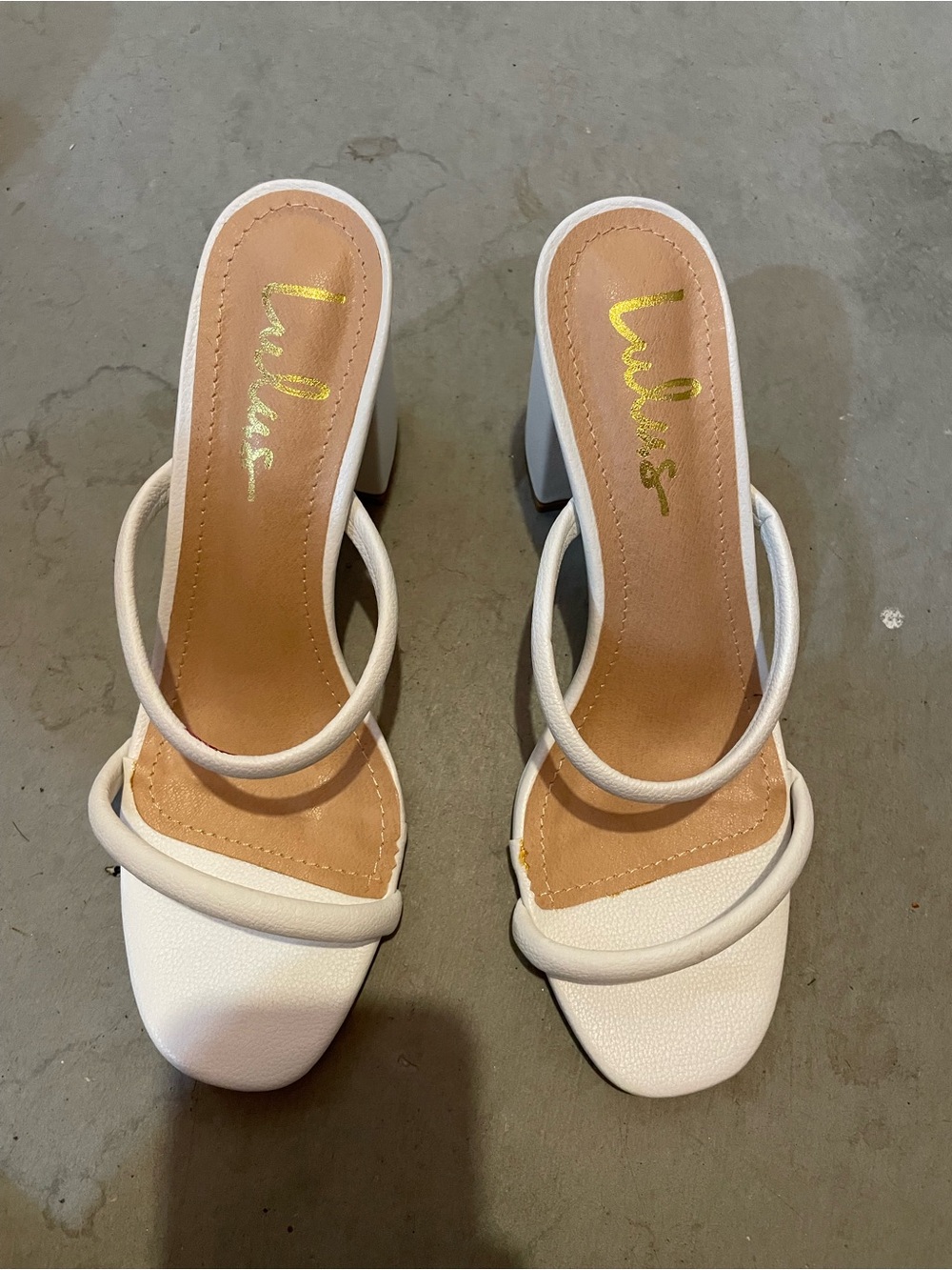Lulus Addien White High Heel Sandals